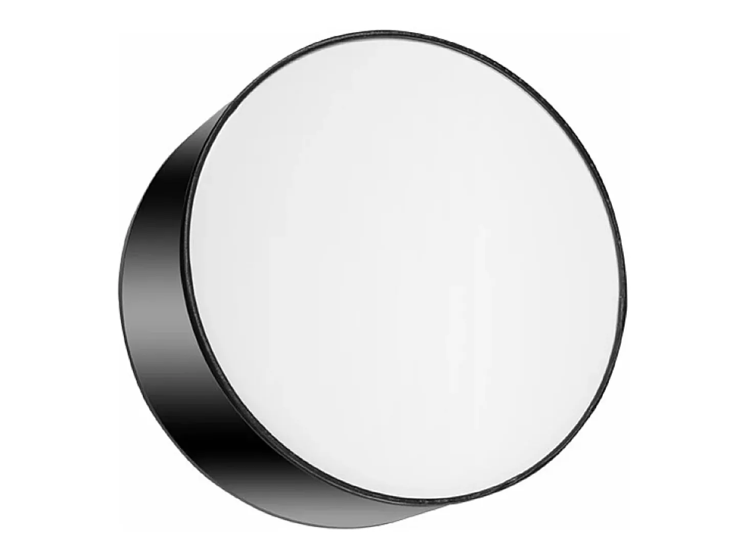 Luminárias de teto Cercle minimalista, PVC - 1 fontes de luz 3000K - L.25 x H.11 cm - preto
