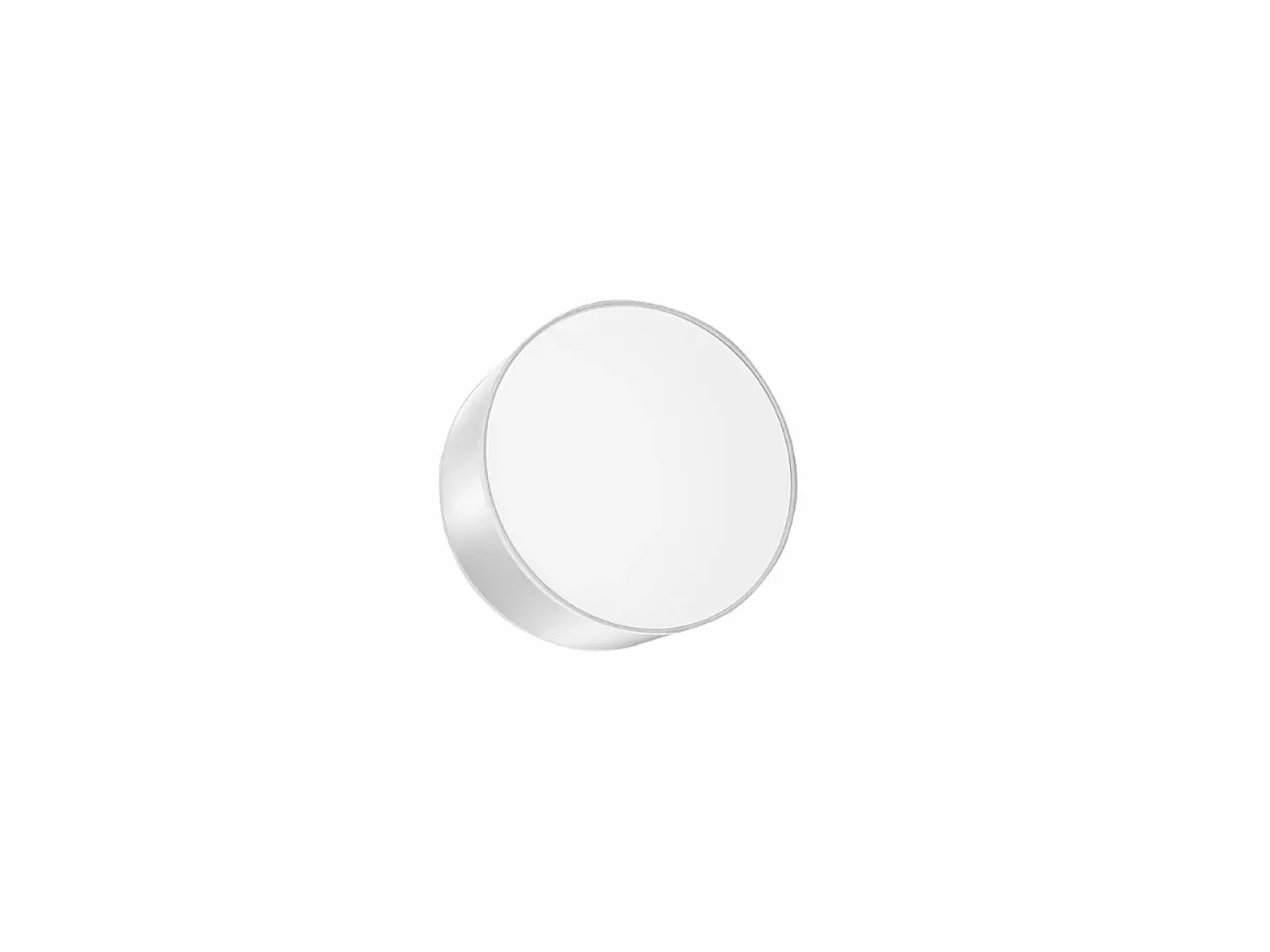 Luminárias de teto Cercle minimalista, PVC - 1 fontes de luz 4000K - L.25 x H.11 cm - cinza