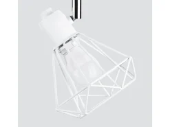 Luminárias de teto Lunova moderno, aço - 3 fontes de luz 3000K - L.52 x H.19 cm - branco