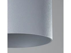 Luminárias de teto Shiis minimalista, alumínio - 1 fontes de luz 4000K - L.12 x H.11 cm - cinza