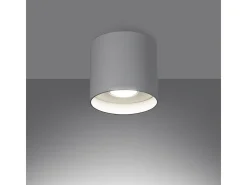 Luminárias de teto Shiis minimalista, alumínio - 1 fontes de luz 4000K - L.12 x H.11 cm - branco