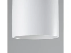 Luminárias de teto Shiis minimalista, alumínio - 1 fontes de luz 4000K - L.12 x H.11 cm - branco