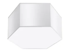 Luminárias de teto Solinia moderno, PVC - 2 fontes de luz 4000K - L.30.5 x H.15.5 cm - branco