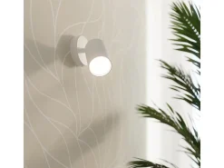 Luminárias de teto Torim minimalista, aço - 3 fontes de luz 3000K - L.46 x H.20 cm - branco