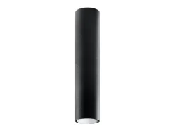 Luminárias de teto Toris moderno, aço - 1 fontes de luz 4000K - L.6 x H.40 cm - preto