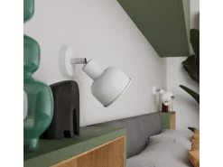 Luminárias de teto Zenda sótão, aço - 2 fontes de luz 3000K - L.47 x H.18.5 cm - branco