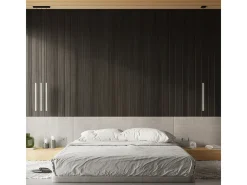 Luminárias pendentes Brill moderno, concreto - 3 fontes de luz 4000K - L.19.5 x H.115 cm - cinza