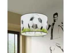Luminárias pendentes Calcio c moderno, PVC - 1 fontes de luz 4000K - L.40 x H.82 cm - branco/preto/verde