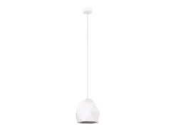 Luminárias pendentes Mintx moderno, cerâmica - 1 fontes de luz 4000K - L.20 x H.125 cm - branco