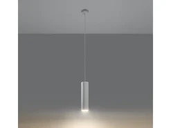 Luminárias pendentes Neoic moderno, cerâmica - 1 fontes de luz 4000K - L.8 x H.132 cm - branco