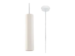 Luminárias pendentes Neoic moderno, cerâmica - 1 fontes de luz 4000K - L.8 x H.132 cm - branco