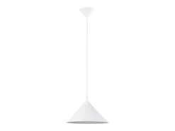 Luminárias pendentes Paloa escandinavo, aço - 1 fontes de luz 4000K - L.30 x H.76 cm - branco