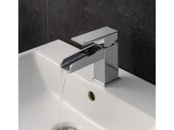 Luzz Torneira misturadora lavatório cascata baixa cromada Essebagno