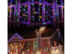 100M 600 LED String Lights Carnaval Casamento Exterior Iluminação de Jardim Interior, Multicolorido