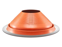 Manga de Flashing de Tubo SucceBuy de Telhado em Silicone Vermelho para Tubo de 25 a 48cm Alta Temperatura