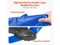 Mangueira de Lavagem em Contracorrente SucceBuy, 50.8mmx30,48m, PVC Azul, Conexões Completas