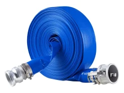 Mangueira de Lavagem em Contracorrente SucceBuy, 50.8mmx30,48m, PVC Azul, Conexões Completas