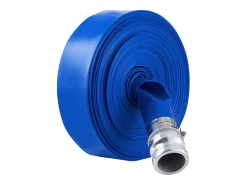 Mangueira de Lavagem em Contracorrente SucceBuy, 50.8mmx30,48m, PVC Azul, Conexões Completas