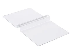 Mantel SucceBuy Proteção de Mesa em PVC, 61 X 122 CM, Pavio em Plástico Transparente, 0.2CM de Espessura