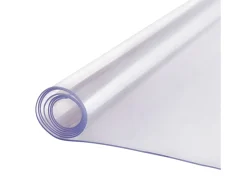 Mantel SucceBuy Proteção de Mesa em PVC, 61 X 122 CM, Pavio em Plástico Transparente, 0.2CM de Espessura