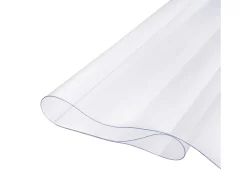 Mantel SucceBuy Proteção de Mesa em PVC, 76 X 152 CM, Pavio em Plástico Transparente, 0.15CM de Espessura
