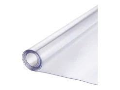 Mantel SucceBuy Proteção de Mesa em PVC, 91 X 122 CM, Tapete de Escritório em Plástico Transparente, 0.15CM de Espessura