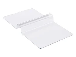 Mantel SucceBuy Proteção de Mesa em PVC, 41 X 81 CM, Pavio em Plástico Transparente, 0.15CM de Espessura
