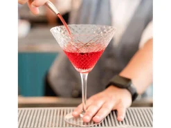 Martini - Conjunto de 4 peças Taça 23 cl Copo para Coquetéis e Vinhos Aromáticos, Copo, Design Elegante - Zafferano Fabricado na Itália