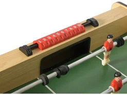Matraquilhos dobráveis natural claro efeito carvalho, pés pretos, C121xL61xA79 cm - HORTON