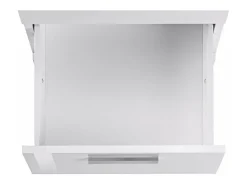 Mea Mark, mea de canto para PC, mea de ecritório multiuo, mea economizadora de epaço em vária poiçõe, 100% Fabricado na Itália, 160x60h75 cm, Branco brilhante