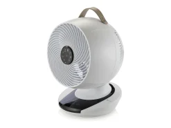 MEACO MeacoFan 1056: ventilador para quarto e sala, ultra silencioso, oscilação 360°, 12 velocidades, controlo remoto, baixo consumo, branco