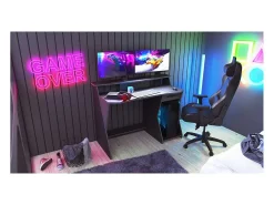 Mesa Gamer Com Gaveta E Prateleira De Speel