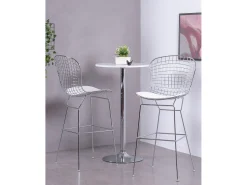 Mesa alta de design - Boom - Branco
