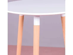 Mesa alta estilo Nordic (102cm) - Palermo - Branco