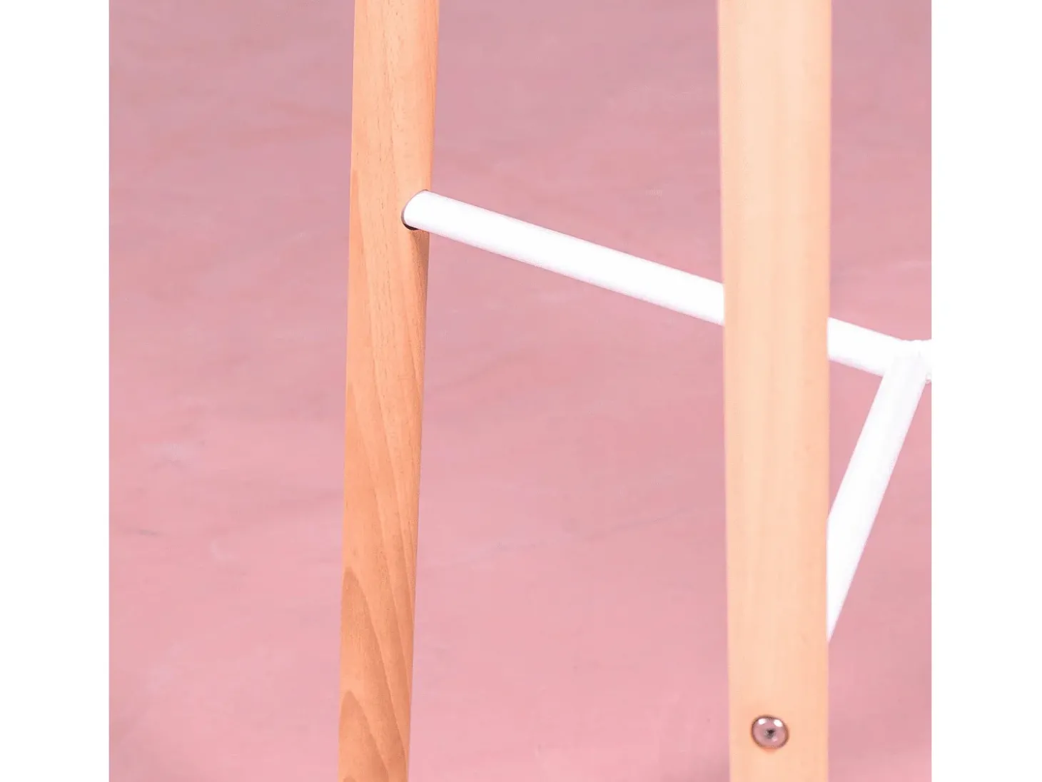 Mesa alta estilo Nordic (102cm) - Palermo - Branco
