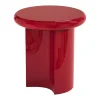 Mesa auxiliar em MDF - Vermelho lacado - SOBINA