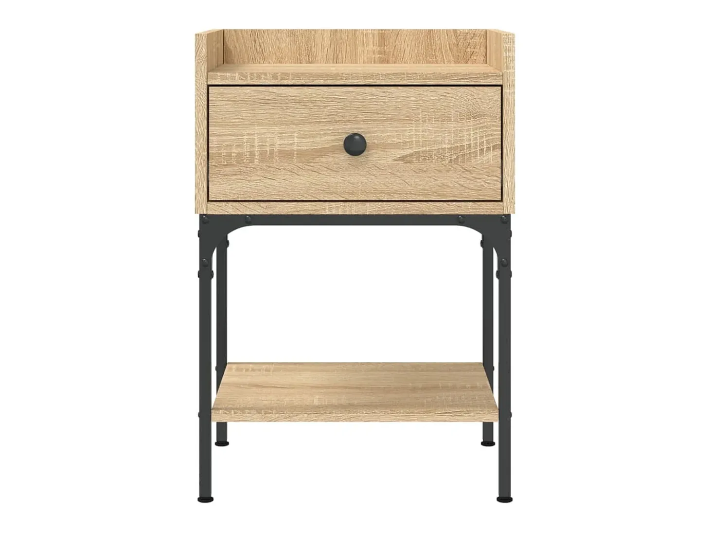 Mesa cabeceira 40,5x31x60 cm derivados madeira carvalho sonoma