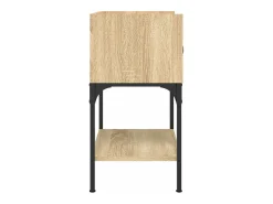 Mesa cabeceira 40,5x31x60 cm derivados madeira carvalho sonoma