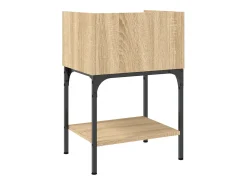 Mesa cabeceira 40,5x31x60 cm derivados madeira carvalho sonoma