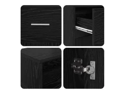 Mesa Carvalho preto 160 x 55 x 91 cm Madeira processada