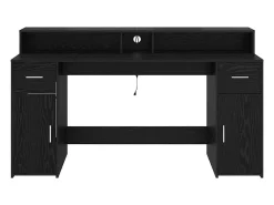 Mesa Carvalho preto 160 x 55 x 91 cm Madeira processada