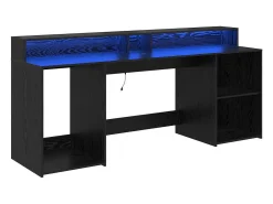 Mesa Carvalho preto 200 x 55 x 91 cm Madeira processada