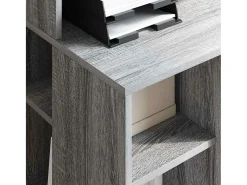 Mesa Cinza Sonoma 90 x 48 x 101,5 cm Madeira processada