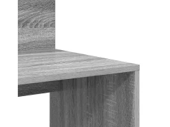 Mesa Cinza Sonoma 90 x 48 x 101,5 cm Madeira processada