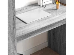 Mesa Cinza Sonoma 113 x 54 x 120 cm Madeira processada