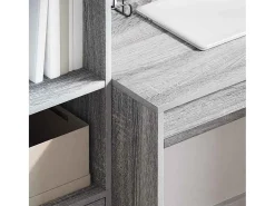Mesa Cinza Sonoma 100 x 50 x 76 cm