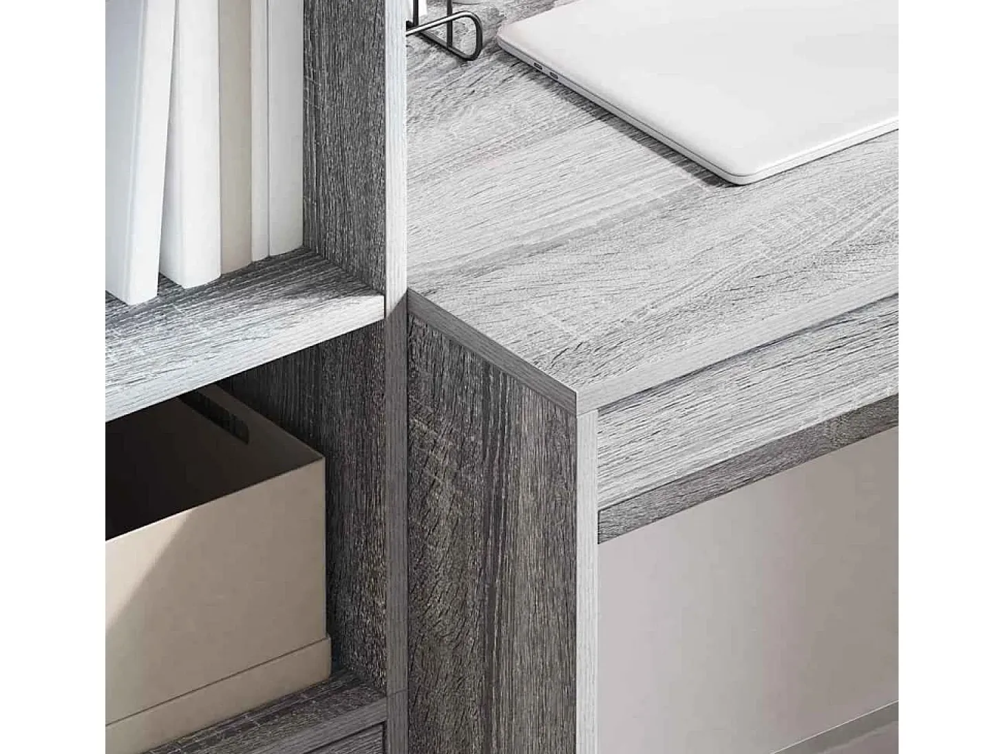Mesa Cinza Sonoma 100 x 50 x 76 cm