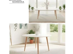 Mesa circular extensível Nordika