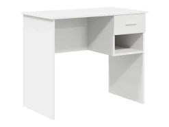 Mesa com gaveta Branco 90 x 49 x 75 cm Madeira processada