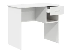Mesa com gaveta Branco 90 x 49 x 75 cm Madeira processada